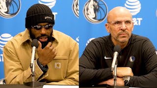 Tim Hardaway Jr., Jason Kidd | Dallas Mavericks vs. New York Knicks postgame 2.8.24