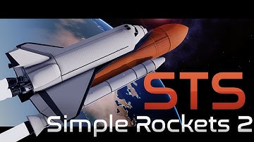 Simple Rockets 2 - Space Shuttle cinamatic video (Real launch sound)