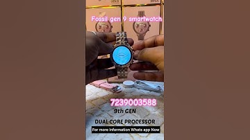 FOSSIL GEN 9 SMARTWATCH || FOSSIL SMARTWATCH MASTER CLONE ✨⌚ #shorts #viral #fossils #smartwatch