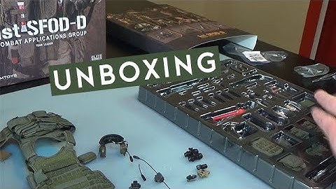 Unboxing the 1/6 scale DAM Toys 1st SFOD-D Combat Applications Group Team Leader action figure