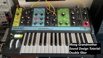 Moog Grandmother sound design tutorial: Lisa Bella Donna Patch book 2: double filter