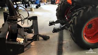 IMPACT CAT-1 Quick Hitch System IN ACTION on Category-1 Tractor