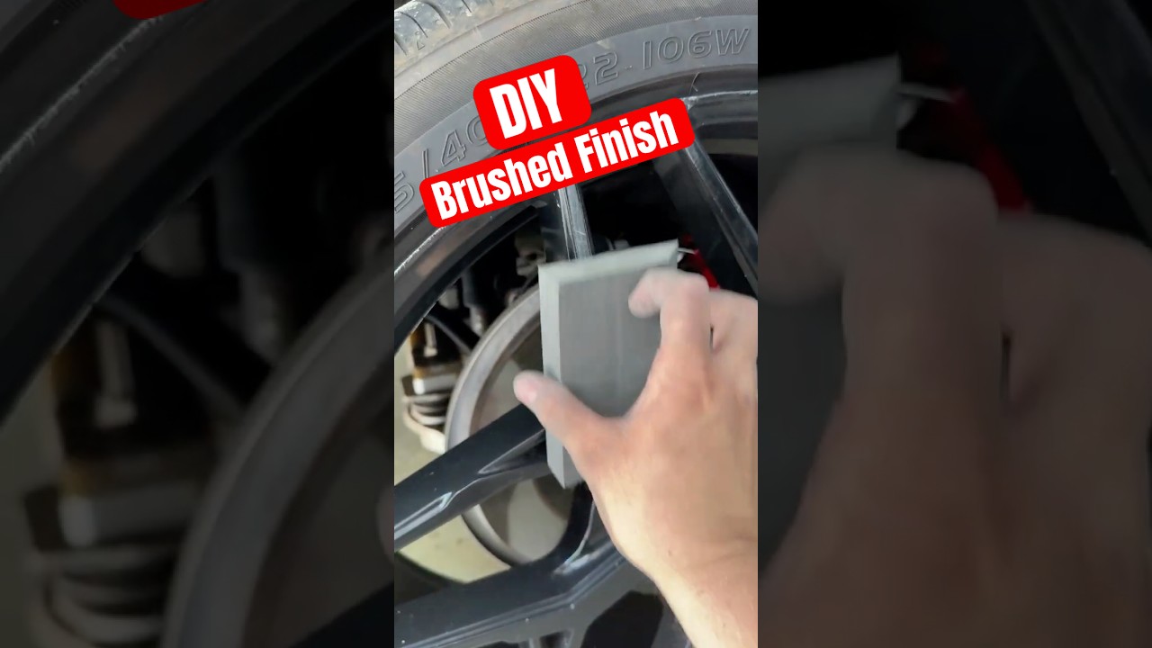 Sanding the Paint off My Wheels
