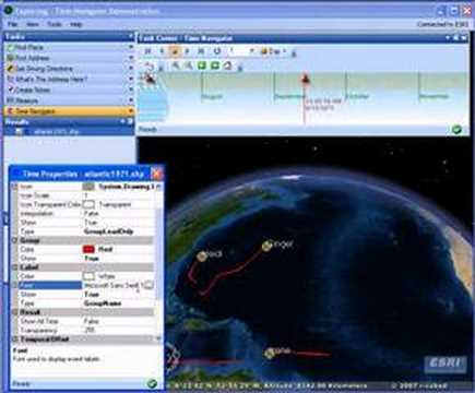 Time Navigator for ArcGIS Explorer