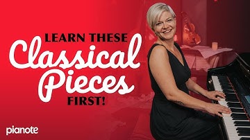 5 Easy Classical Piano Pieces to Learn 🎼🎶 (Beginner Piano Lesson)