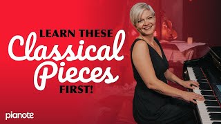 5 Easy Classical Piano Pieces to Learn  (Beginner Piano Lesson)