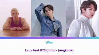 Who - Lauv feat BTS (Jimin - Jungkook) Lyrics - Sub Español