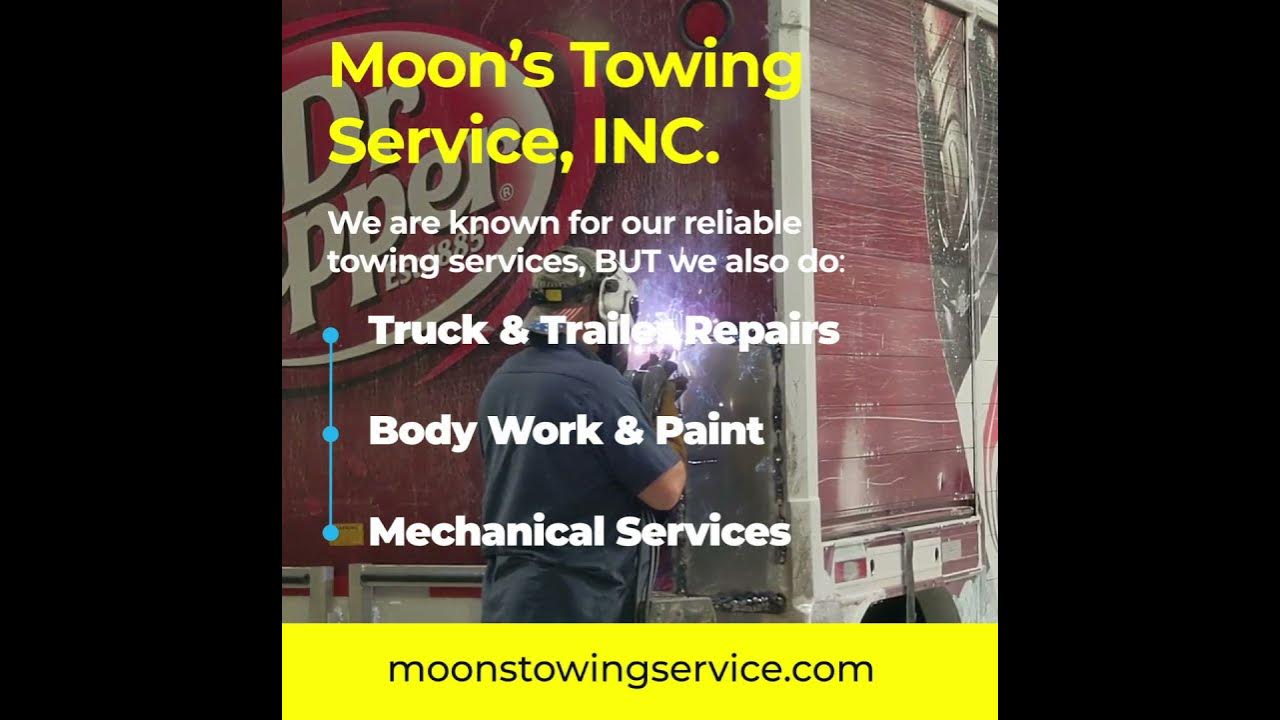 Services | Moon's Towing Service - YouTube