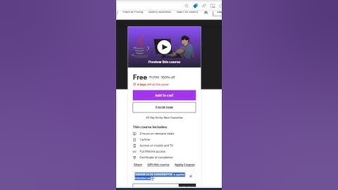 Get FREE Udemy Certificate of Completion in 2024! 09122024