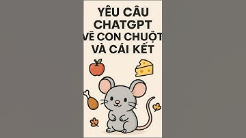 Yêu cầu chat GPT vẽ con chuột và cái kết |  Đọ tài cùng AI #ai #ĐọtàicùngAI #chatgpt #shorts