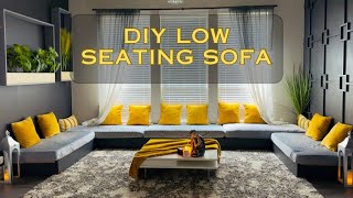 Easy DIY Low Seating Sofa Tutorial: Create Stylish and Affordable Seating at Home