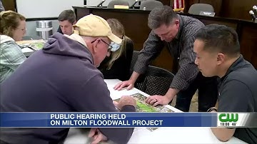 Residents express concerns over Milton floodwall project
