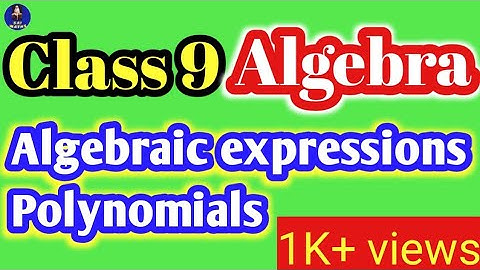 Class 9 | Algebra | Polynomial | Types of polynomials | CBSE | TN board | NCERT | Tamil