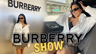 ATTENDING MY FIRST BURBERRY SHOW!! BTS!