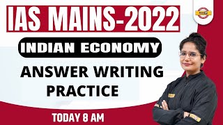 UPSC CSE MAINS 2022 | Indian Economy | Answer writing practice | Economy By Simran Mam