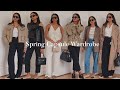 How to style neutral colours  spring capsule wardrobe