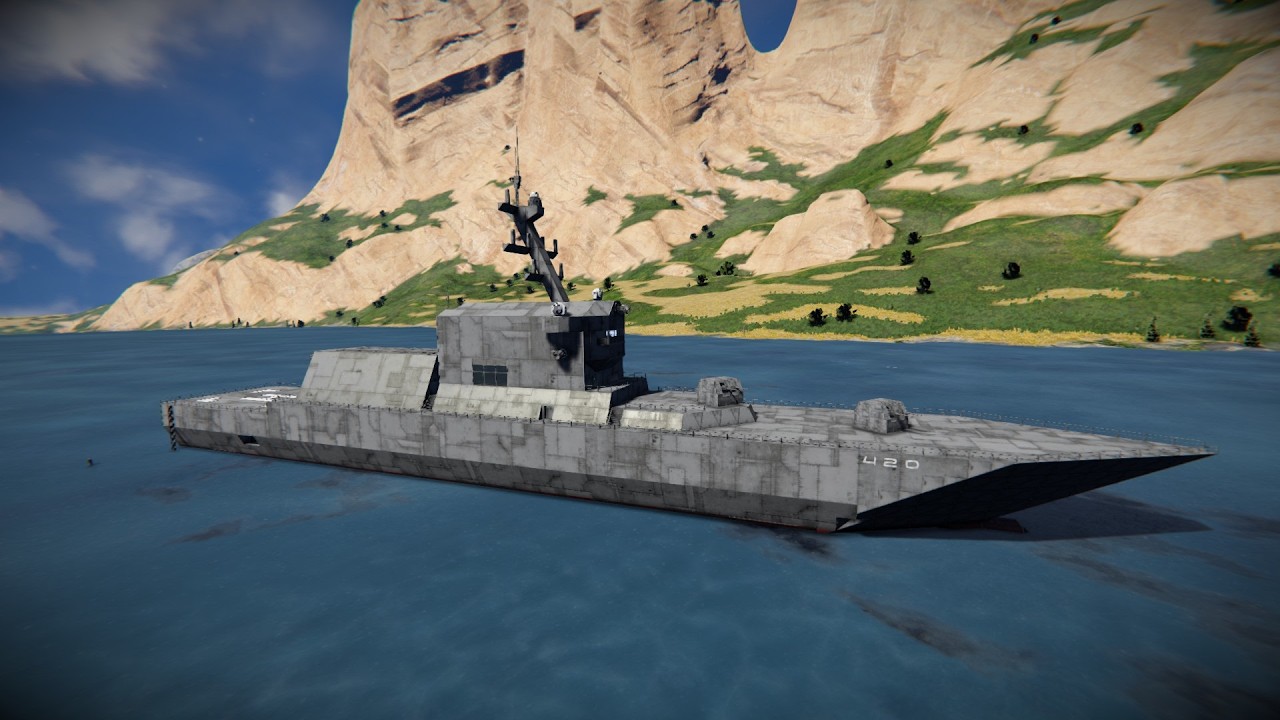 Space Engineers - Destroyer Naval Ship - YouTube