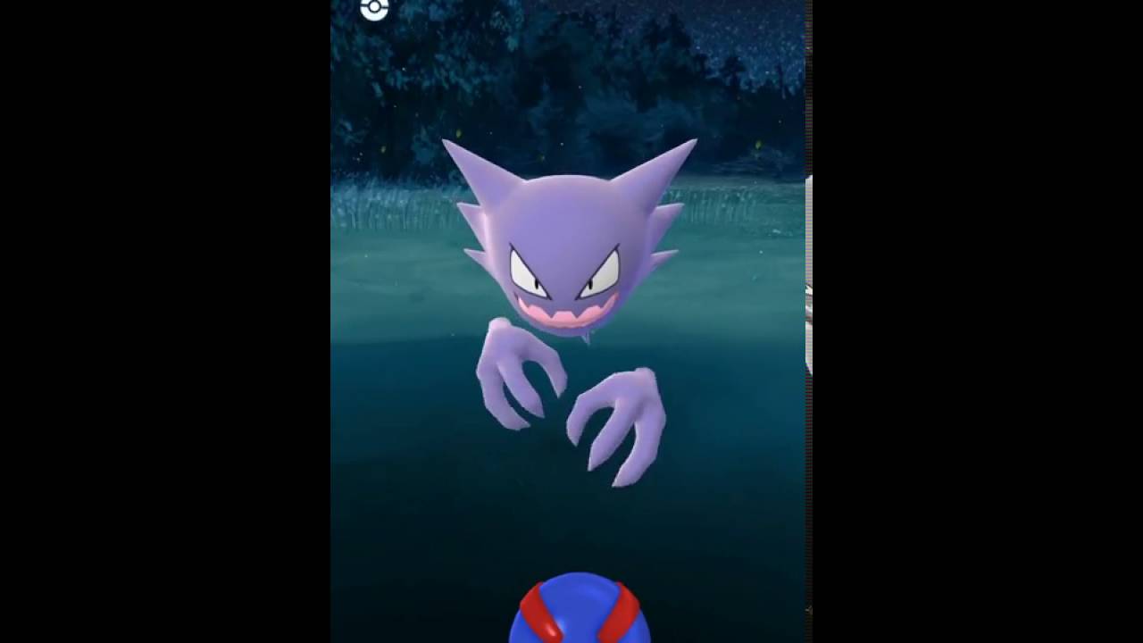 Pokemon Go Caught a Haunter watch v=IKxccoC0jaQ