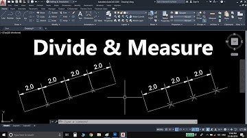 AutoCAD Divide & Measure Command In Hindi - With All Options - AutoCAD 2020