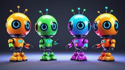 Six Toy Robots Count to Ten | Counting Song for Kids | Learn Numbers with Robots