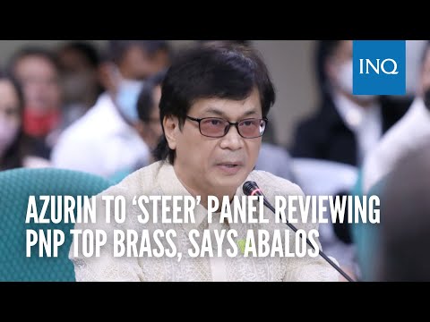 Azurin to ‘steer’ panel reviewing PNP top brass, says Abalos