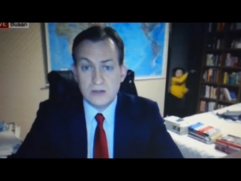 Children Crash A Live Tv Interview Youtube