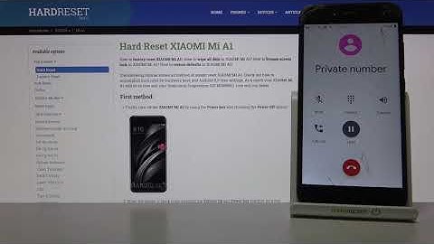 XIAOMI Mi A1 Incoming Call - Dialer Settings Presentation