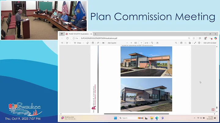 Plan Commission Meeting 10/9/2025