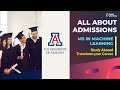 All about admissions for MS in Machine Learning Program | University of Arizona | Study in the US