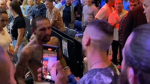 BILLEL DIB CONFRONTS PAUL FLEMING AFTER FIGHT, SPARKING HEATED CONFRONTATION!