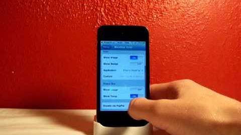 Weather Icon iPod Touch, iPhone and iPad Mod! (iOS 4.x)