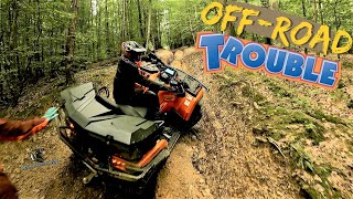 CfMoto In Trouble 😲 Forest Off-Road Adventure❗️❗️