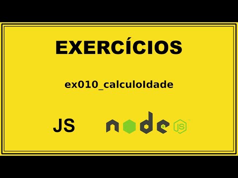 JavaScript - Exercício Cálculo Idade