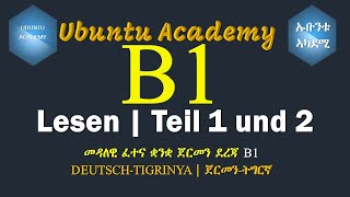 Prüfungsvorbereitung B1 | Lesen | Deutsch-Tigrinya