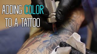Adding Color to a Tattoo