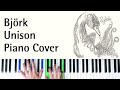 Bjrk  unison piano cover