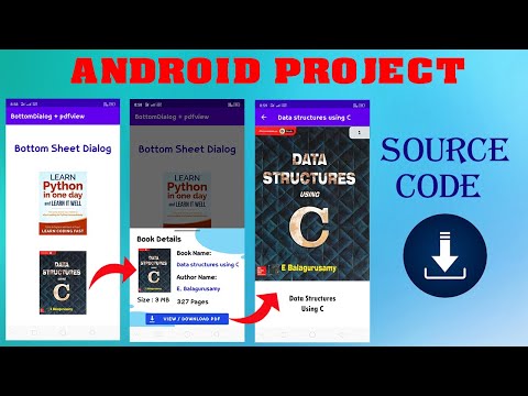 BottomSheetDialog Project #AndroidStudio