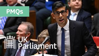 Prime Minister's Questions with British Sign Language (BSL) - 01 February 2023