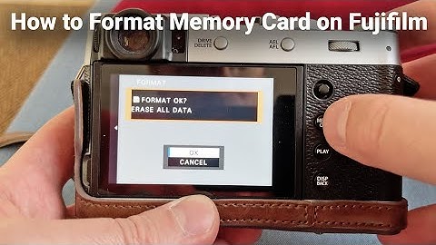 How to Format Memory Card on Fujifilm Cameras: Step-by-Step Guide