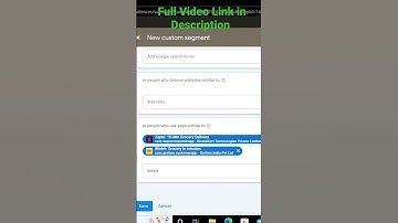 Custom Segments in Google Ads with Competitors Audience #shorts #googleads #similaraudience