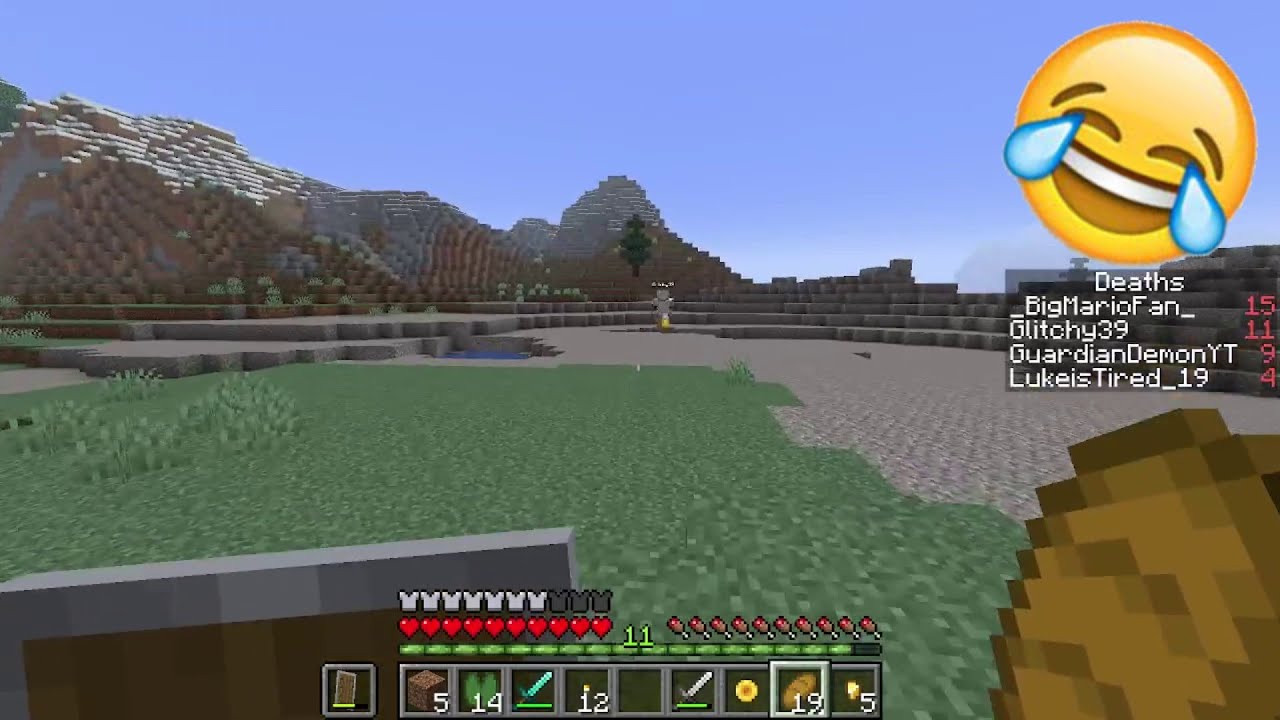 Minecraft speedrun funny moments with Kenna Glitchy and Mario