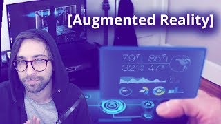 AR Iron Man HUD in Unity (tracking a phone) screenshot 5