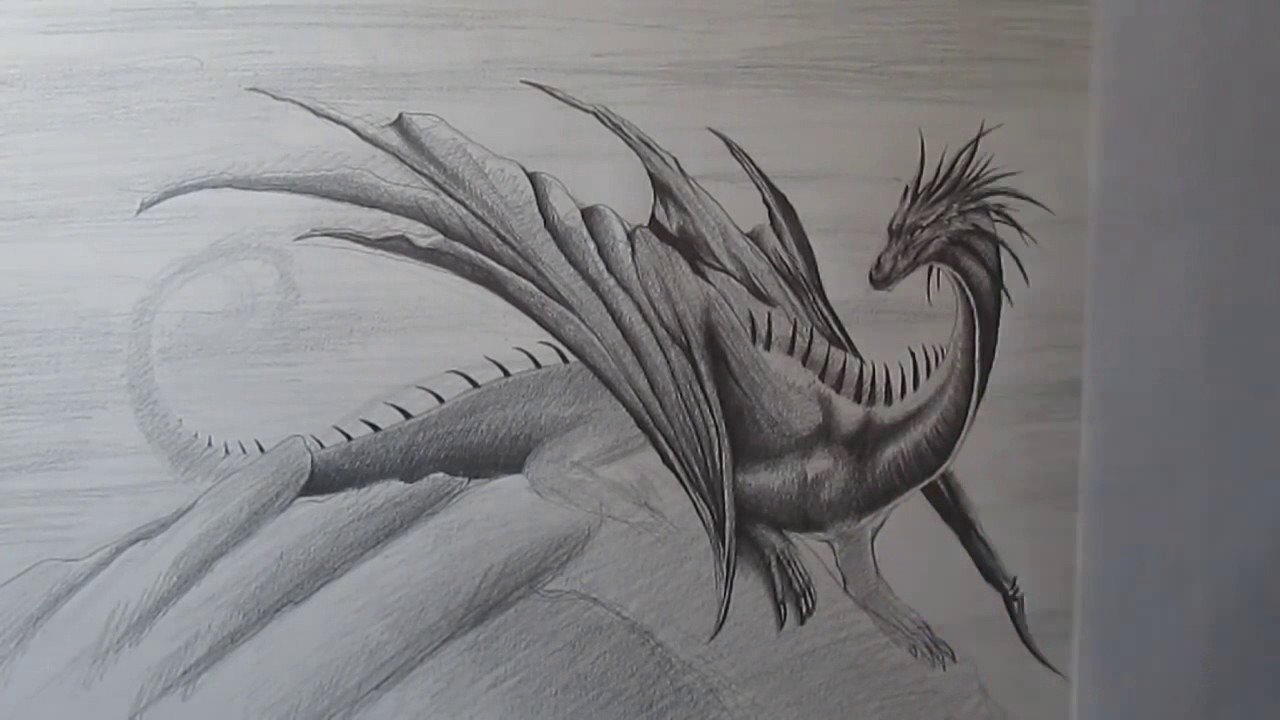 drawings of dragons realistic