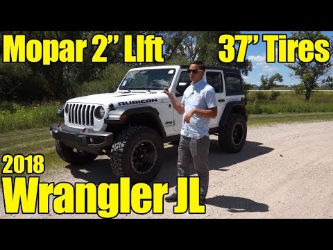 Lifted 2018 Jeep Wrangler Rubicon JL with 2 inch Mopar Lift!! Detailed