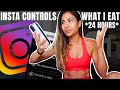 Instagram Controls What I Eat for 24 Hours.. *quarantine edition*