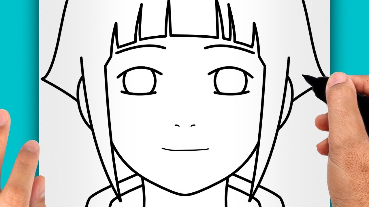 Como dibujar a Hinata Hyuga (Shippuden) paso a paso  Como dibujar a  naruto, Pasos para dibujar anime, Como dibujar anime facil