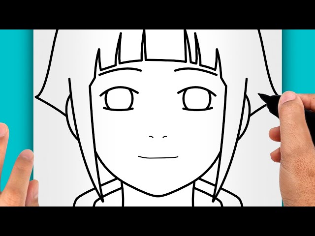 Como dibujar a Hinata Hyuga (Shippuden) paso a paso  Como dibujar a  naruto, Pasos para dibujar anime, Como dibujar anime facil