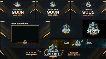 Full Animated Stream Pack || Zexnit Stream Package || Commission Work.