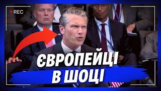 Піт Гегсет НАКИНУВСЯ на європейців! Глава Пентагону ВІДЧИТАВ Європу по-повній. Це вже ВІРУСИТЬСЯ