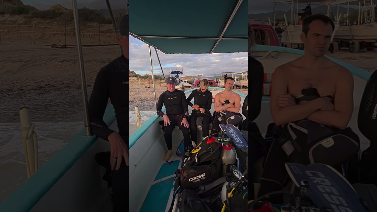 Dive boat 🇲🇽 scuba diving Cabo Pulmo